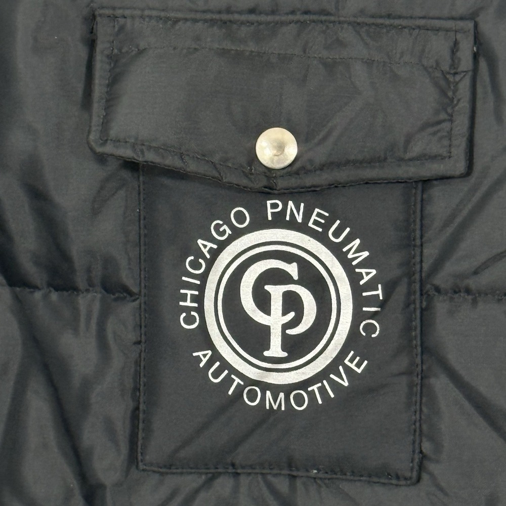 Vintage King Jack Chicago Pneumatic Automotive‎ Puffer Jacket XL USA Snap Front
